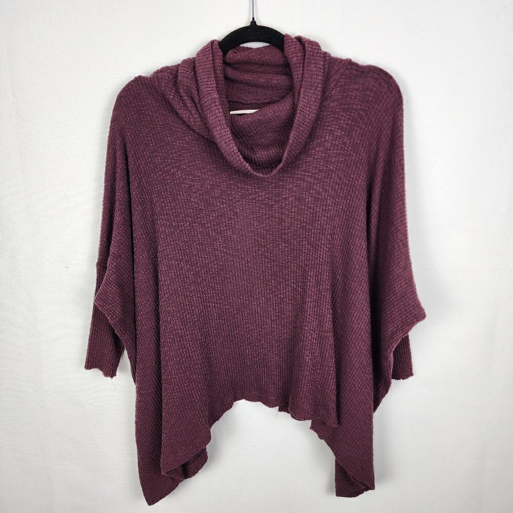 Free People Beach Cowl Neck‎ Cross Back Sweater S